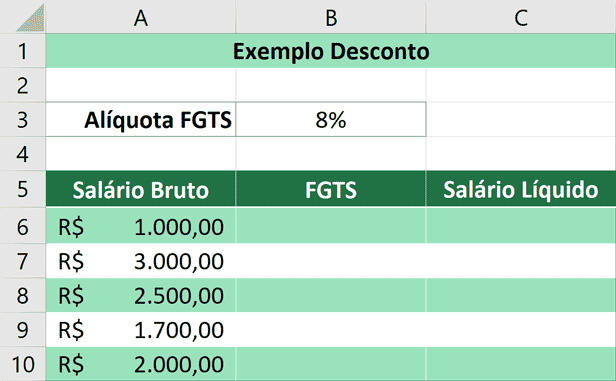 Porcentagem no Excel - Aplicando Desconto