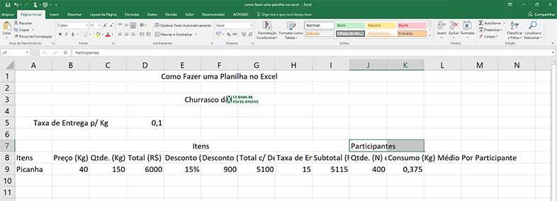 Selecionando Participantes para mesclar