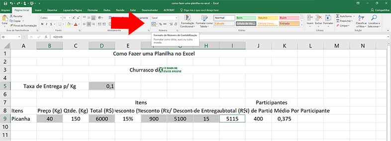 Localizando formatação Moeda (R$)