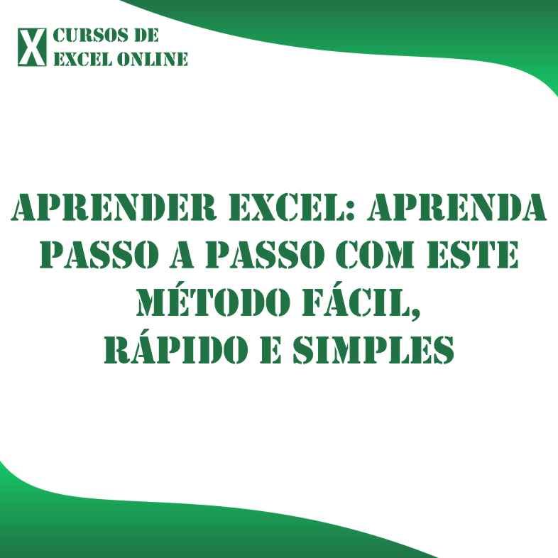 Aprender Excel Passo a Passo