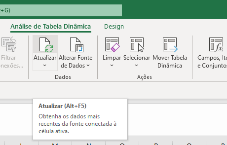 Análise de Tabela Dinâmica