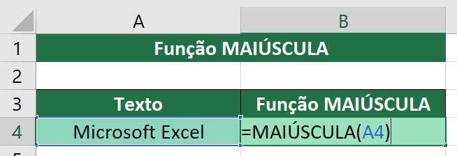 Função Maiúscula