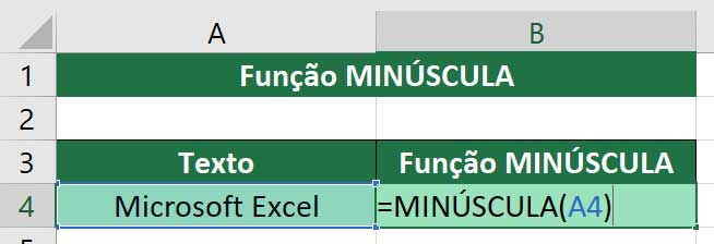 Função Minúscula