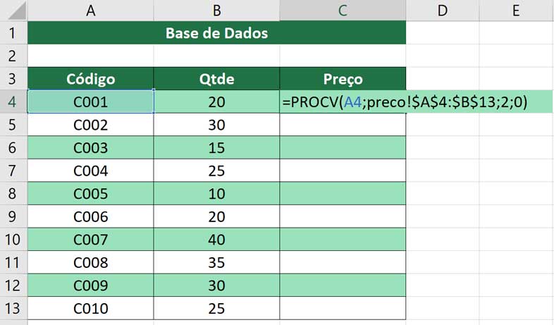 Procv Entre Duas Planilhas - Fórmula