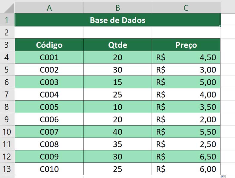 Procv Entre Duas Pastas de Trabalho - Resultado Final